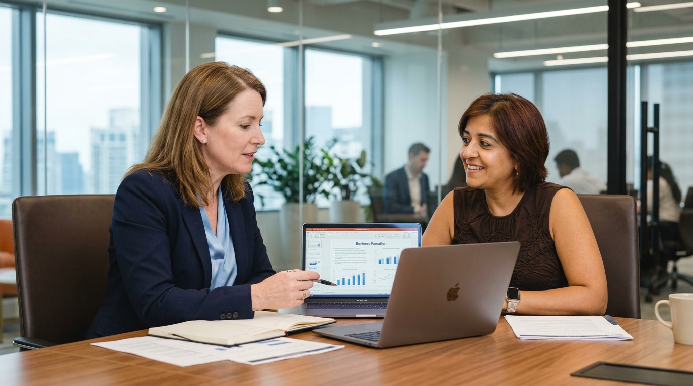 Eunomia specialists collaborating on a compliance project